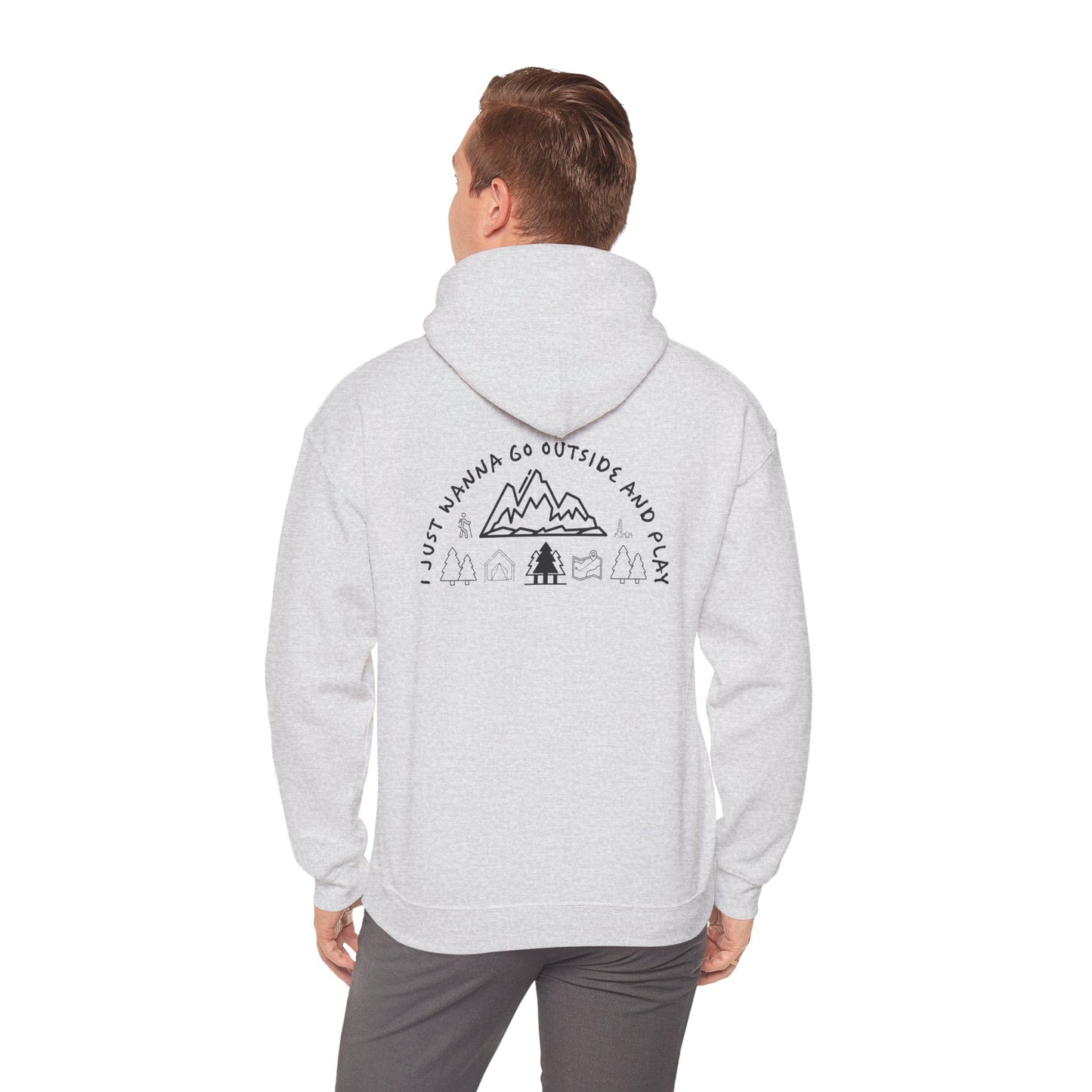 Adventure-Inspired Unisex Heavy Blend™ Hoodie - Gotta Climb Design