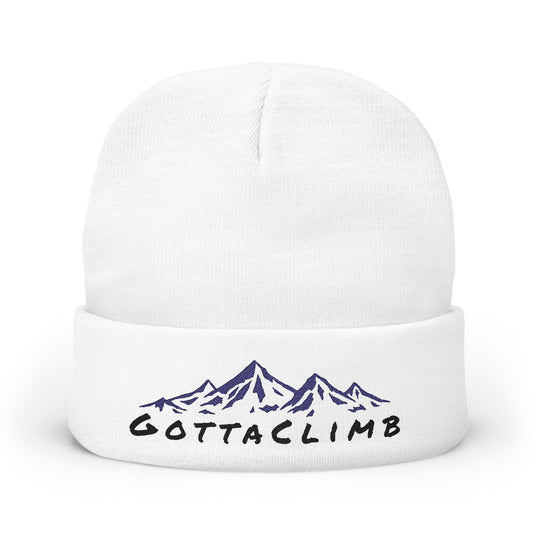 GottaClimb Embroidered Beanie – Adventure in Every Season