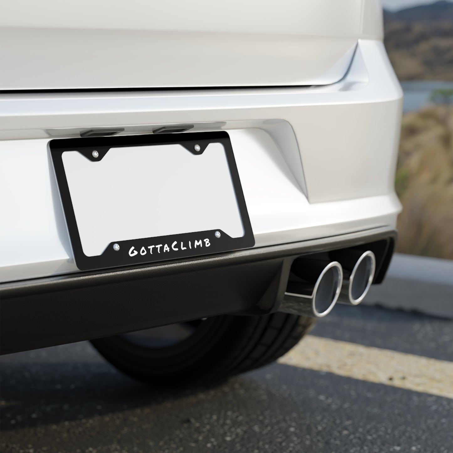 GottaClimb License Plate Frame