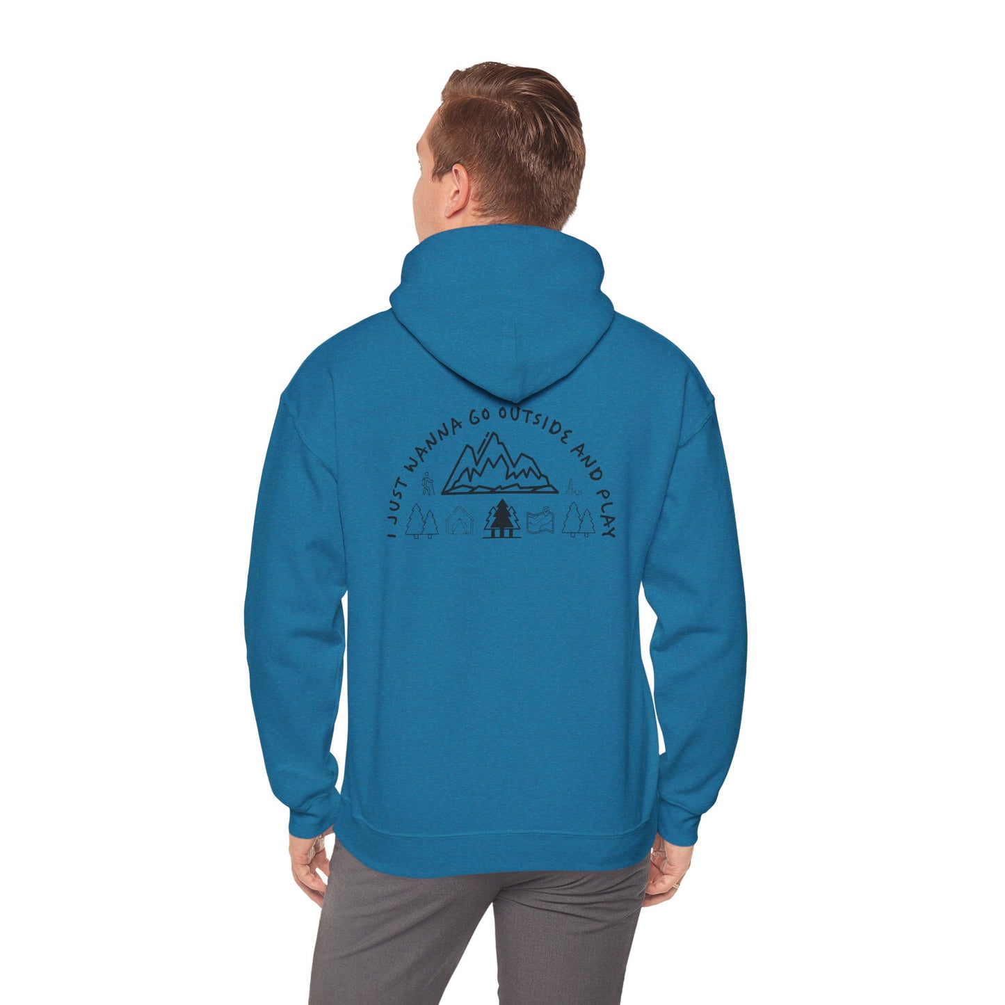Adventure-Inspired Unisex Heavy Blend™ Hoodie - Gotta Climb Design