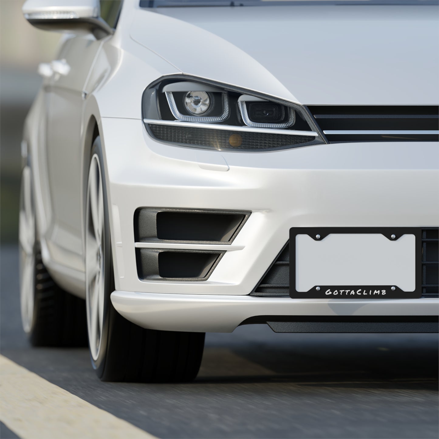 GottaClimb License Plate Frame