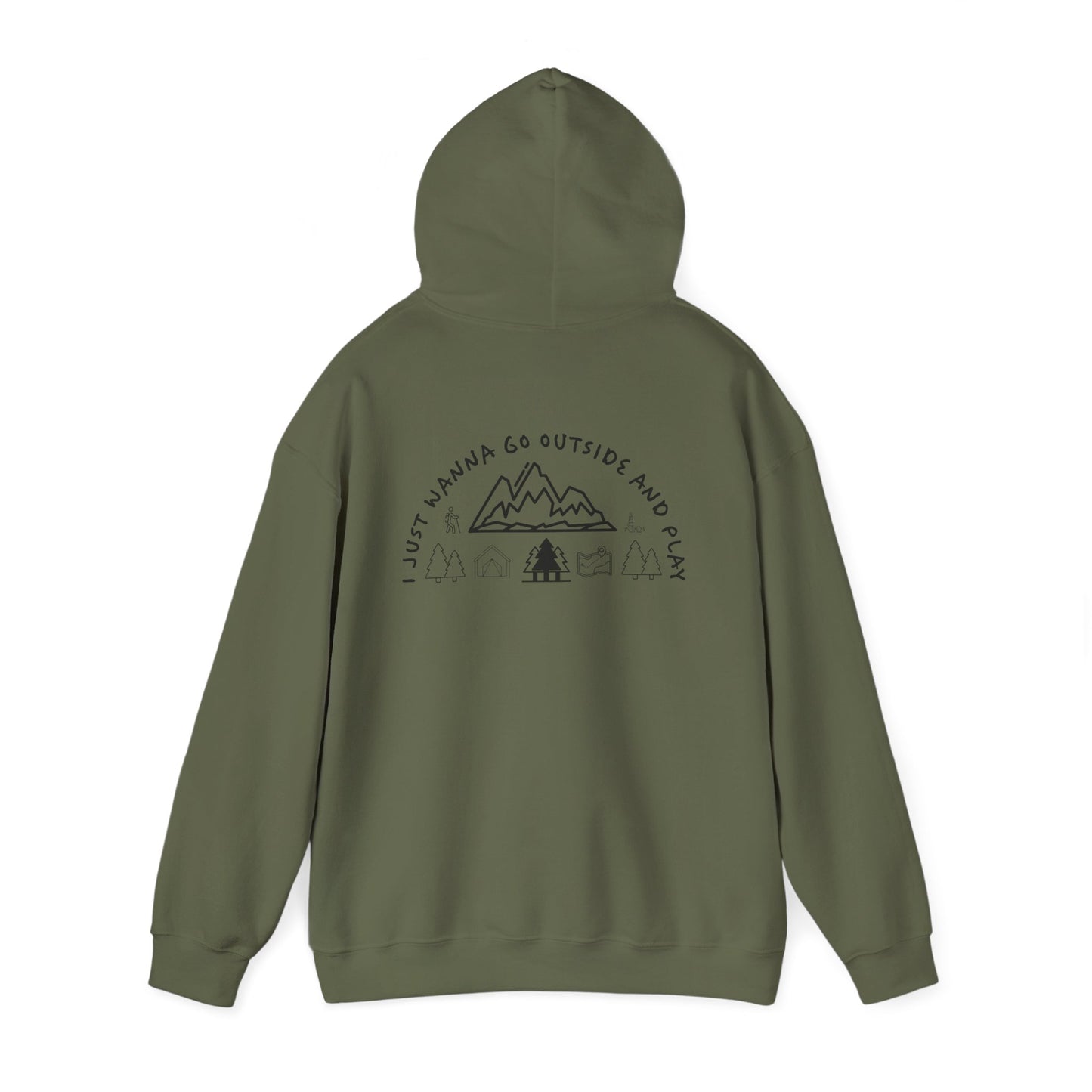 Adventure-Inspired Unisex Heavy Blend™ Hoodie - Gotta Climb Design
