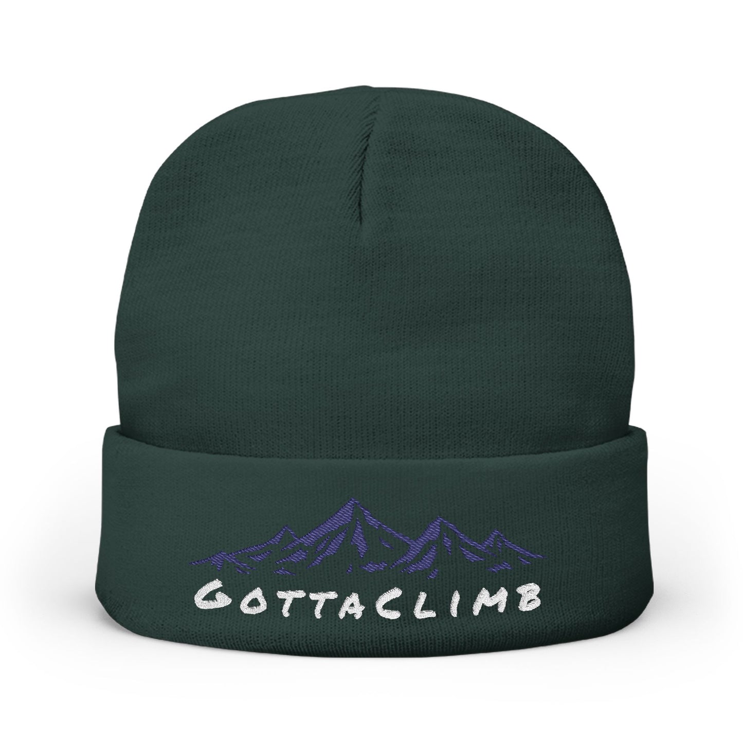 GottaClimb Embroidered Beanie – Adventure in Every Season