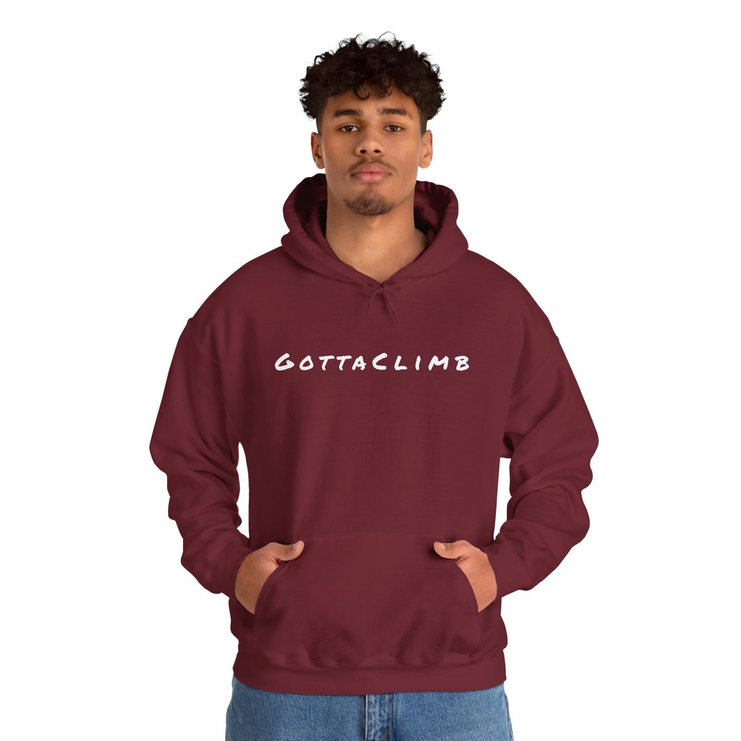 Adventure-Inspired Unisex Heavy Blend™ Hoodie - Gotta Climb Design