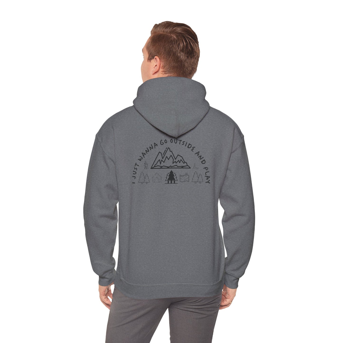 Adventure-Inspired Unisex Heavy Blend™ Hoodie - Gotta Climb Design