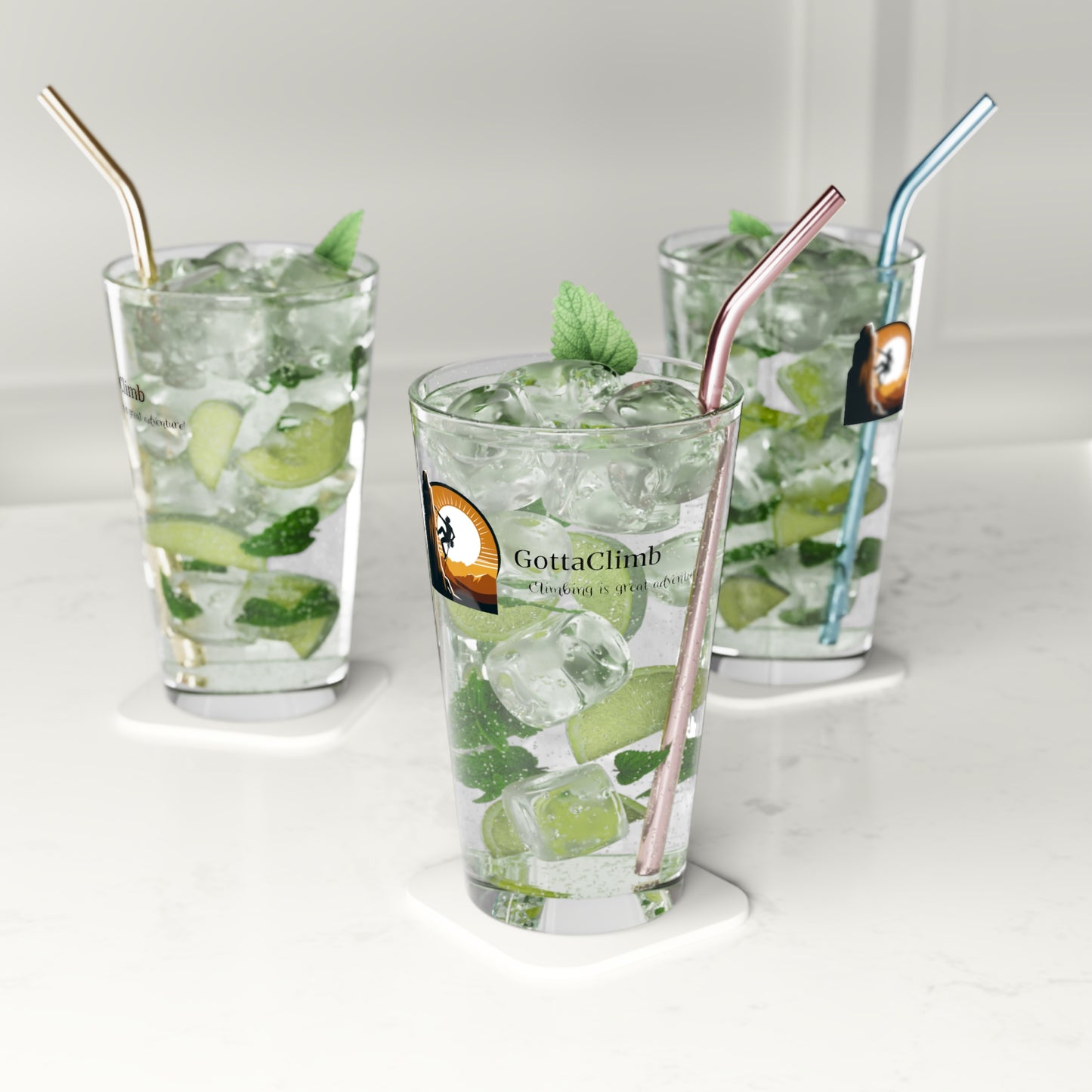 GottaClimb 16oz Pint Glass