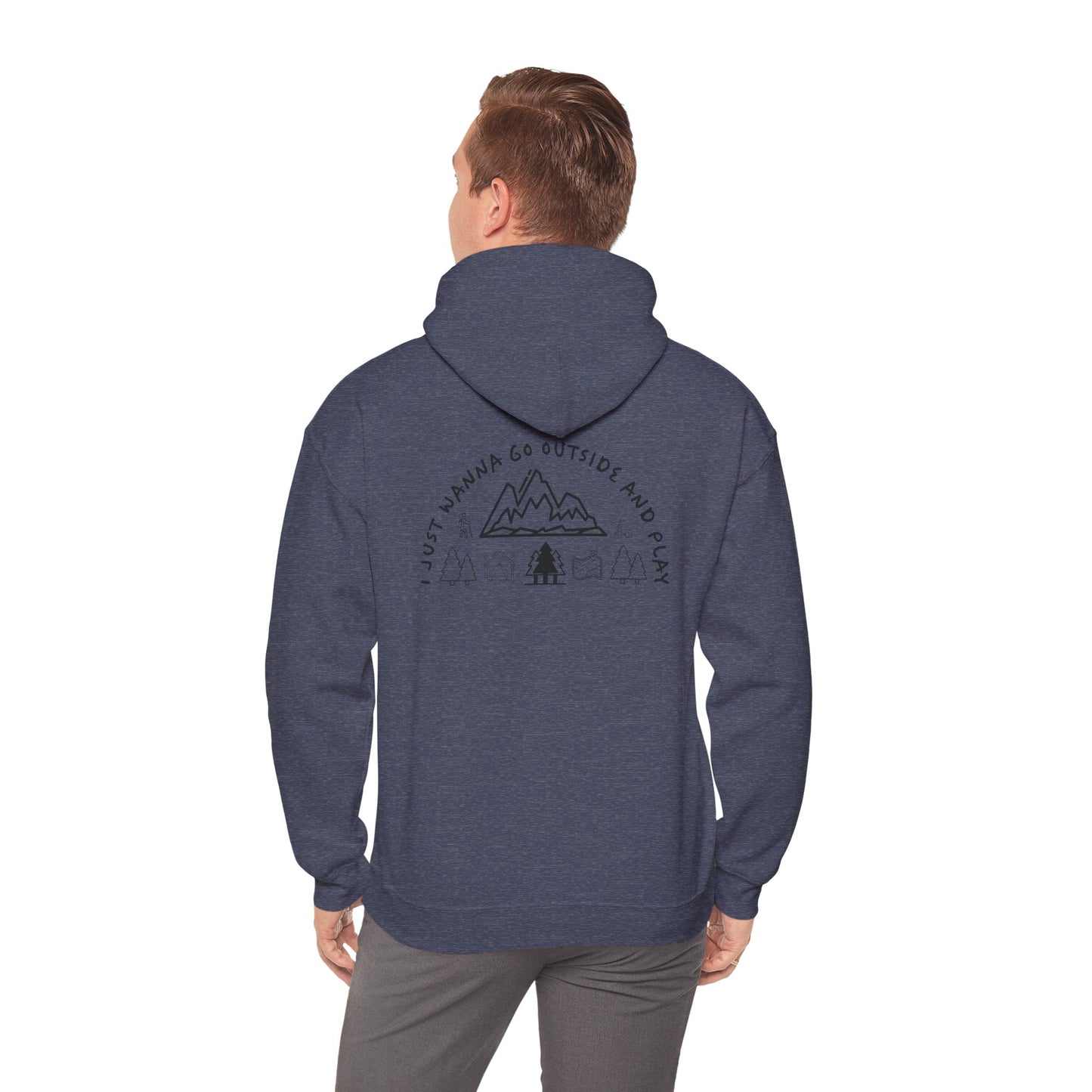 Adventure-Inspired Unisex Heavy Blend™ Hoodie - Gotta Climb Design