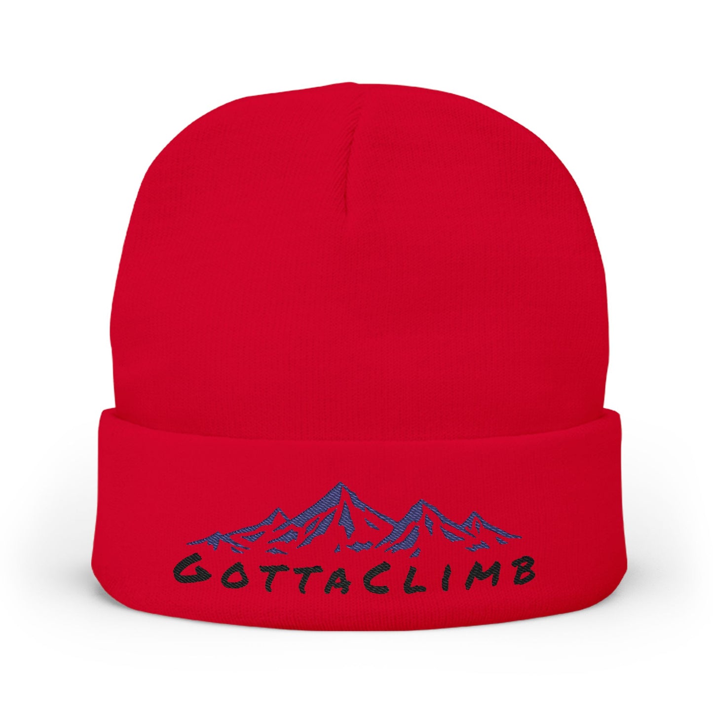 GottaClimb Embroidered Beanie – Adventure in Every Season