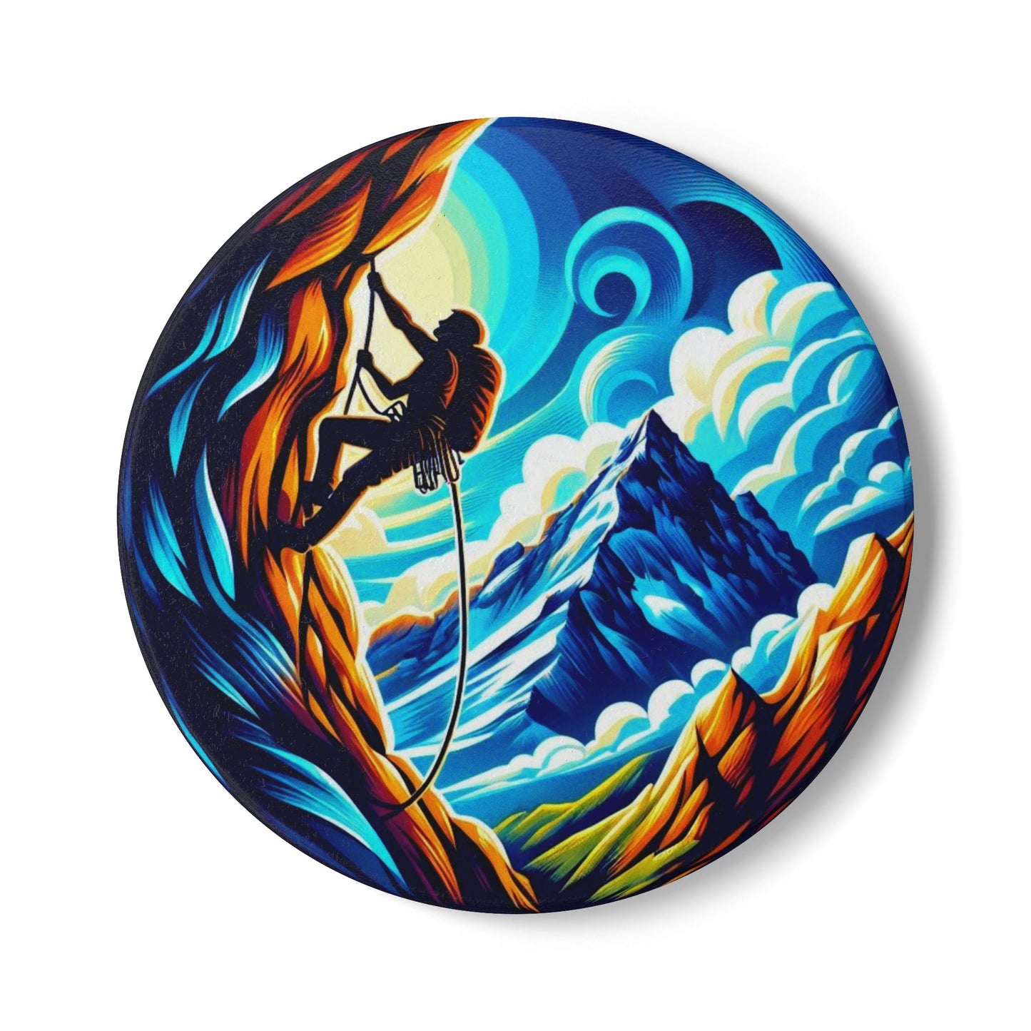 Artist Climbing Ceramic Coasters