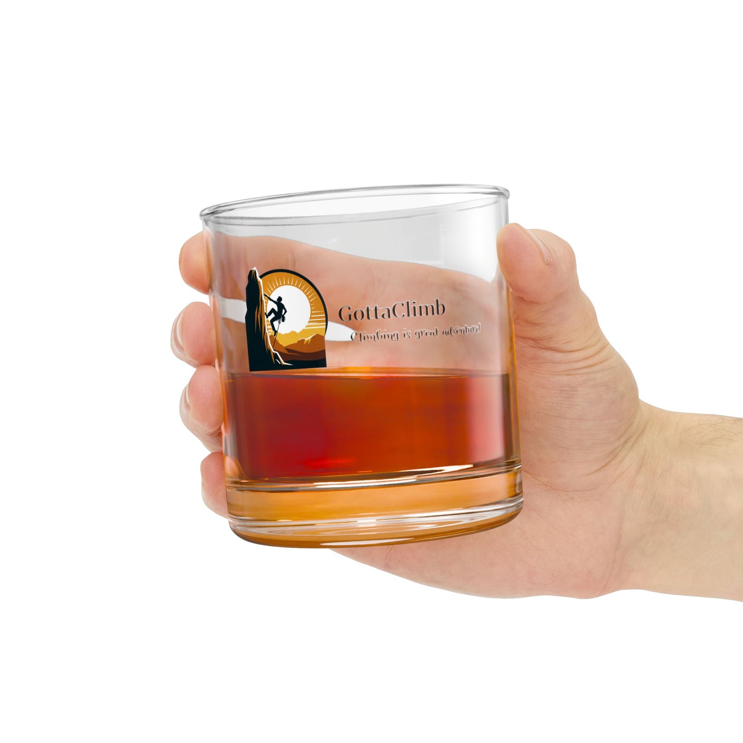 GottaClimb 10oz Rocks Glass