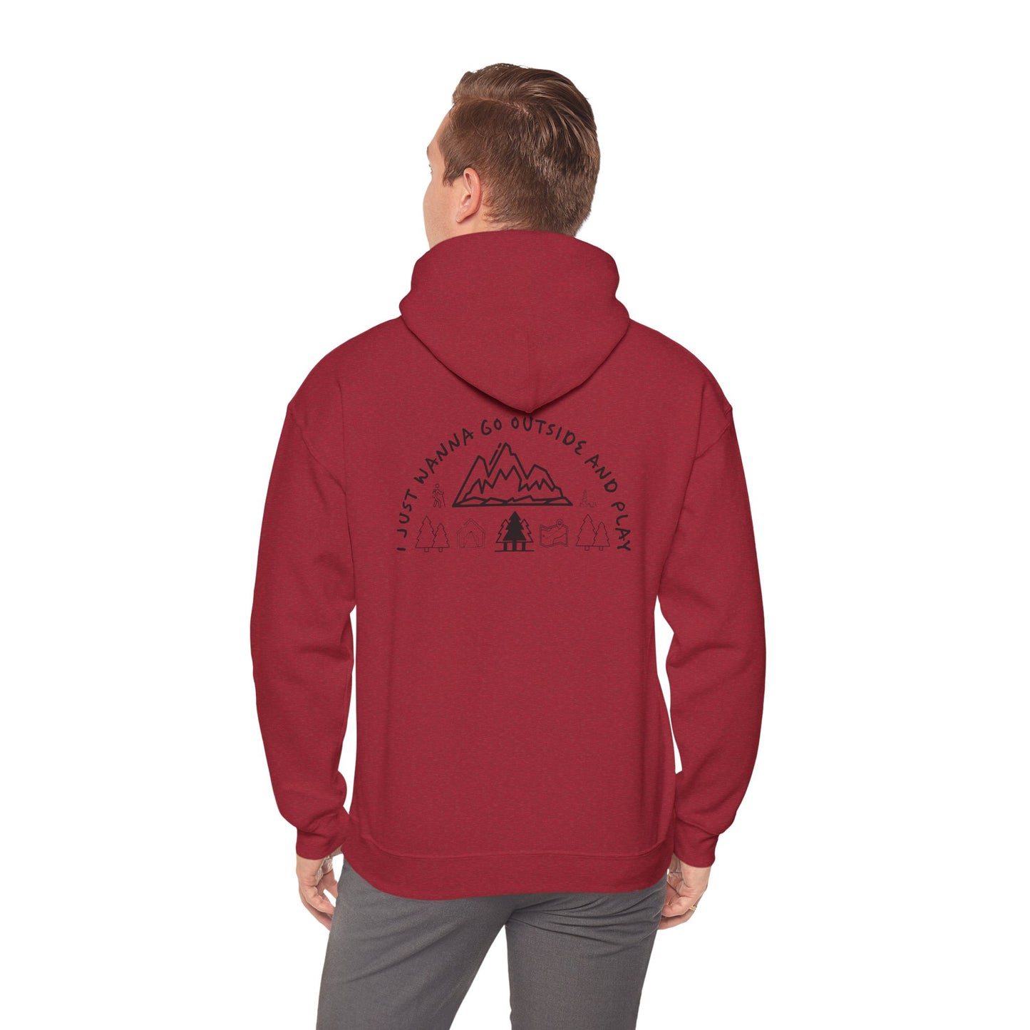 Adventure-Inspired Unisex Heavy Blend™ Hoodie - Gotta Climb Design