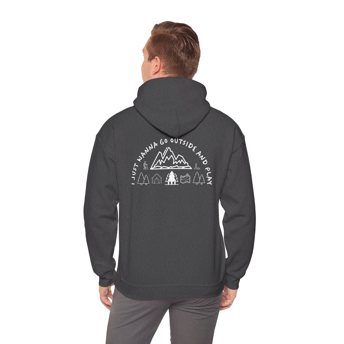 Adventure-Inspired Unisex Heavy Blend™ Hoodie - Gotta Climb Design