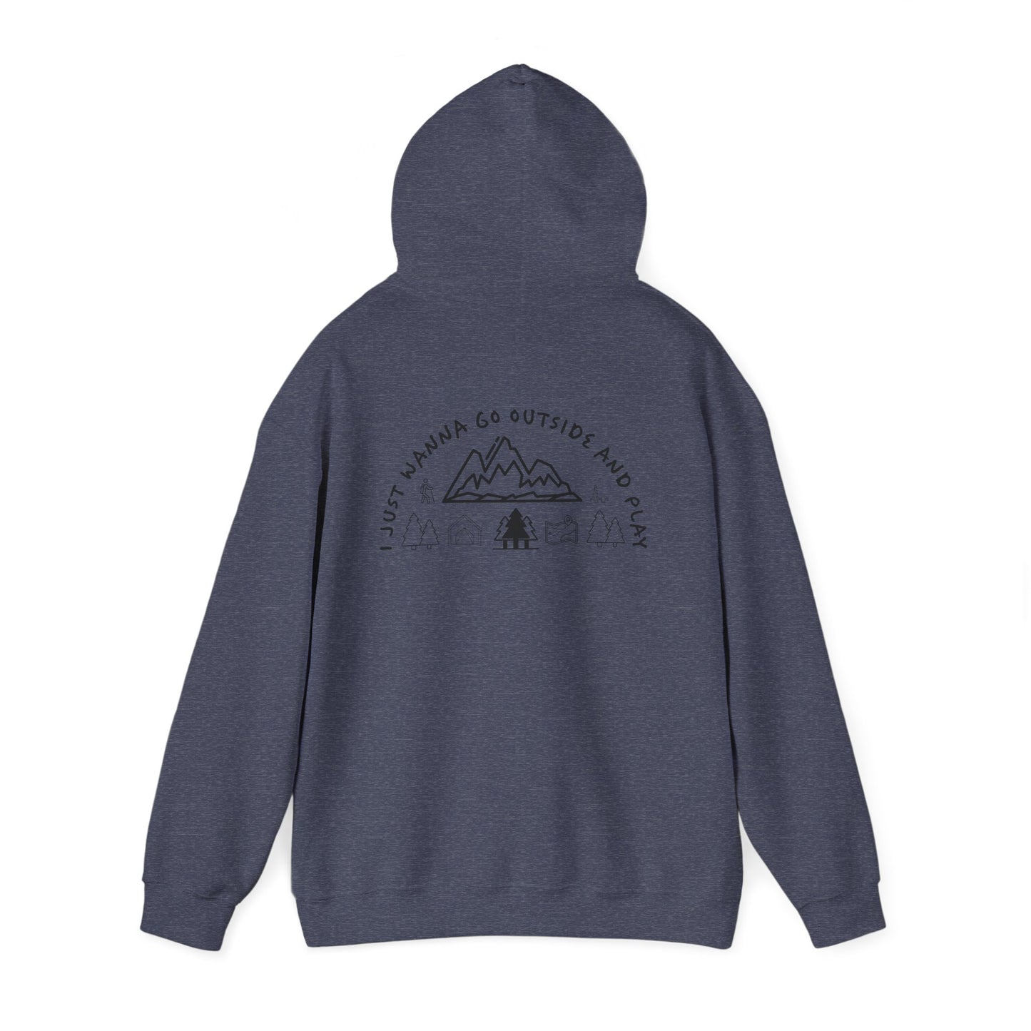 Adventure-Inspired Unisex Heavy Blend™ Hoodie - Gotta Climb Design