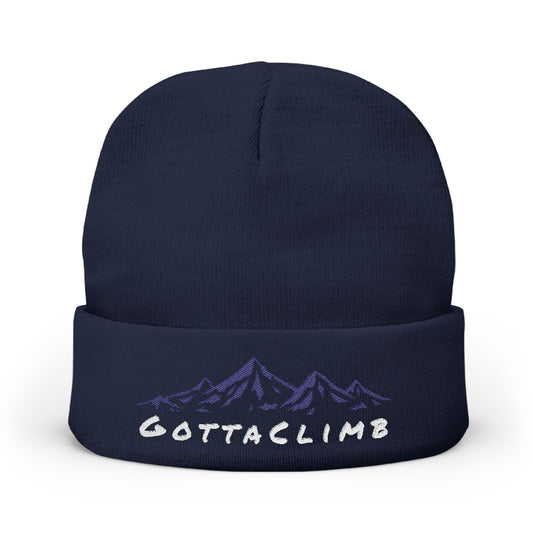 GottaClimb Embroidered Beanie – Adventure in Every Season