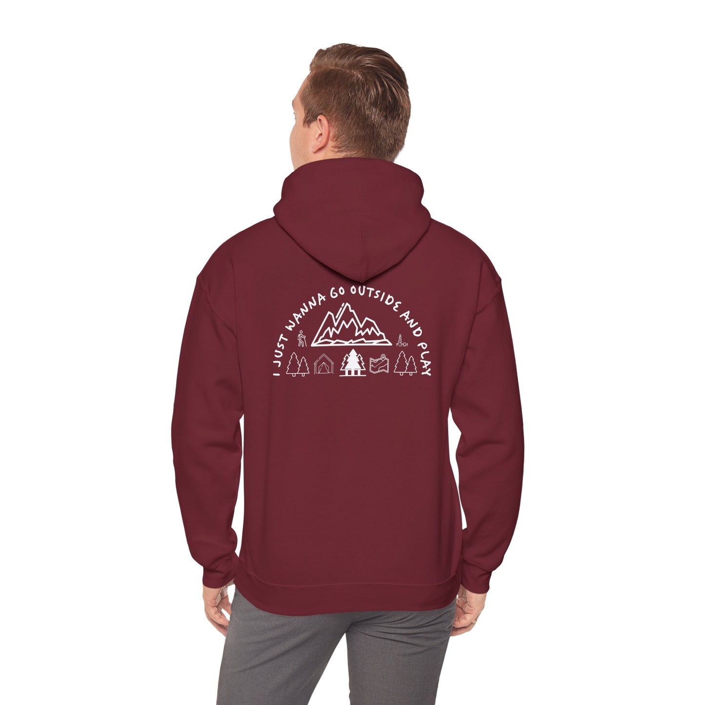 Adventure-Inspired Unisex Heavy Blend™ Hoodie - Gotta Climb Design