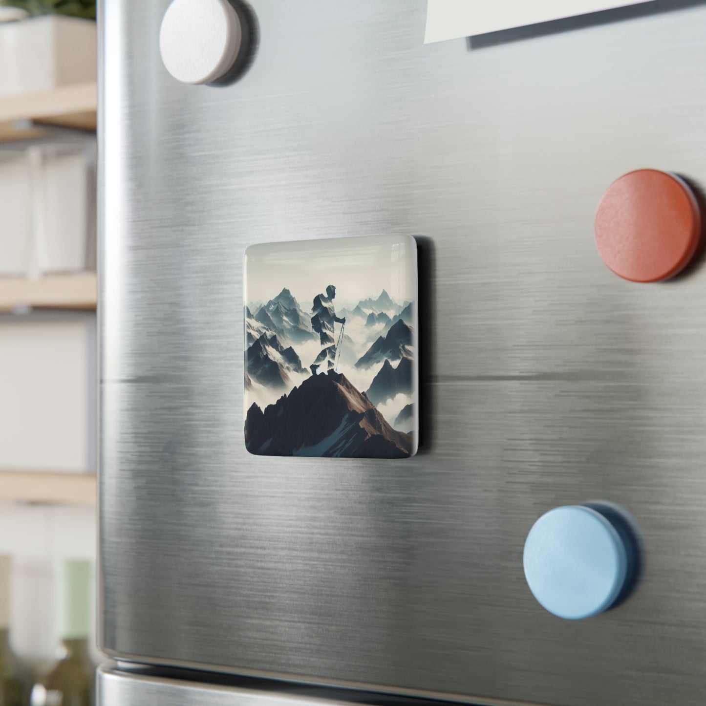 Climbing Spirit Porcelain Magnet