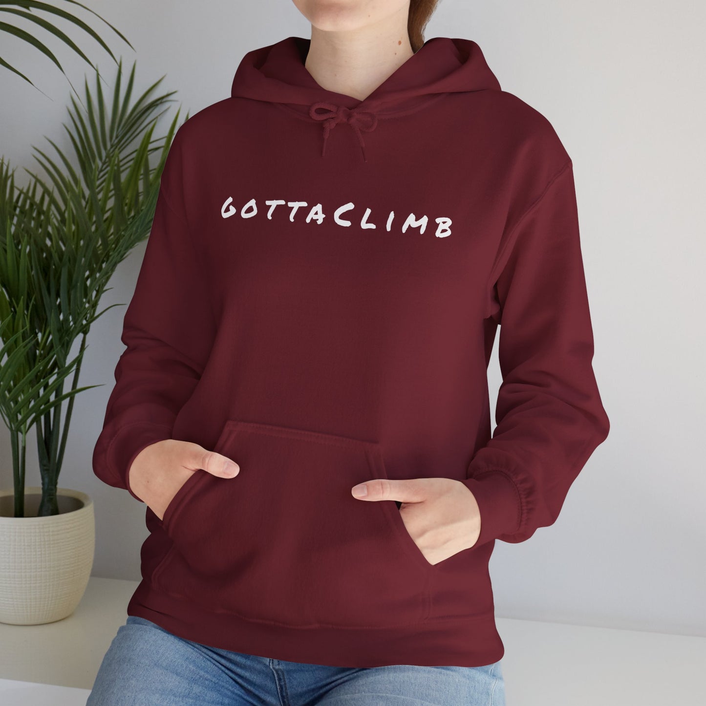 Adventure-Inspired Unisex Heavy Blend™ Hoodie - Gotta Climb Design