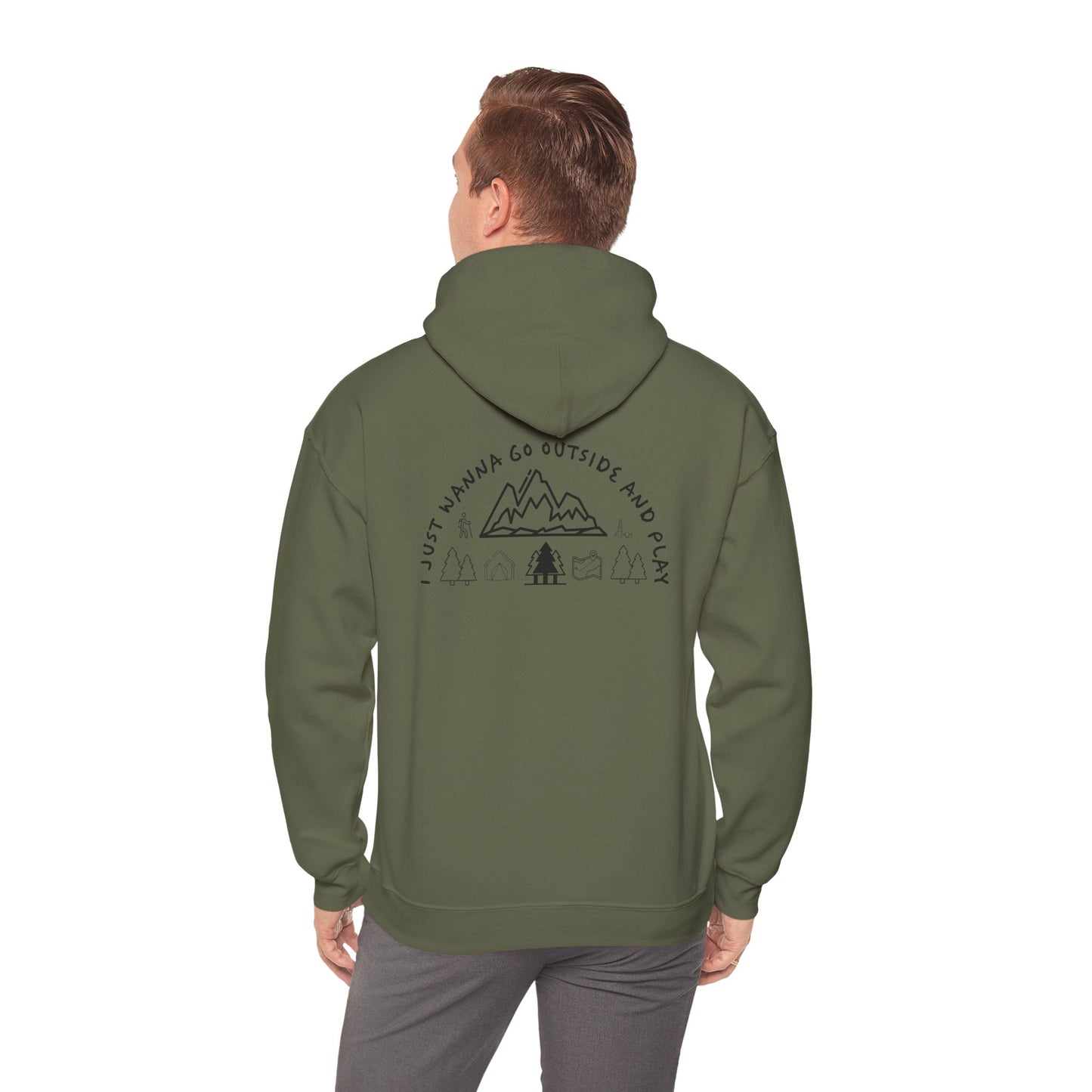 Adventure-Inspired Unisex Heavy Blend™ Hoodie - Gotta Climb Design