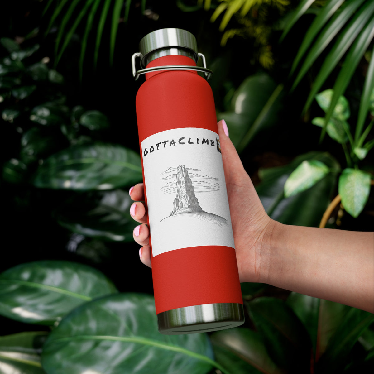 GottaClimb Copper Insulated Bottle — 22oz