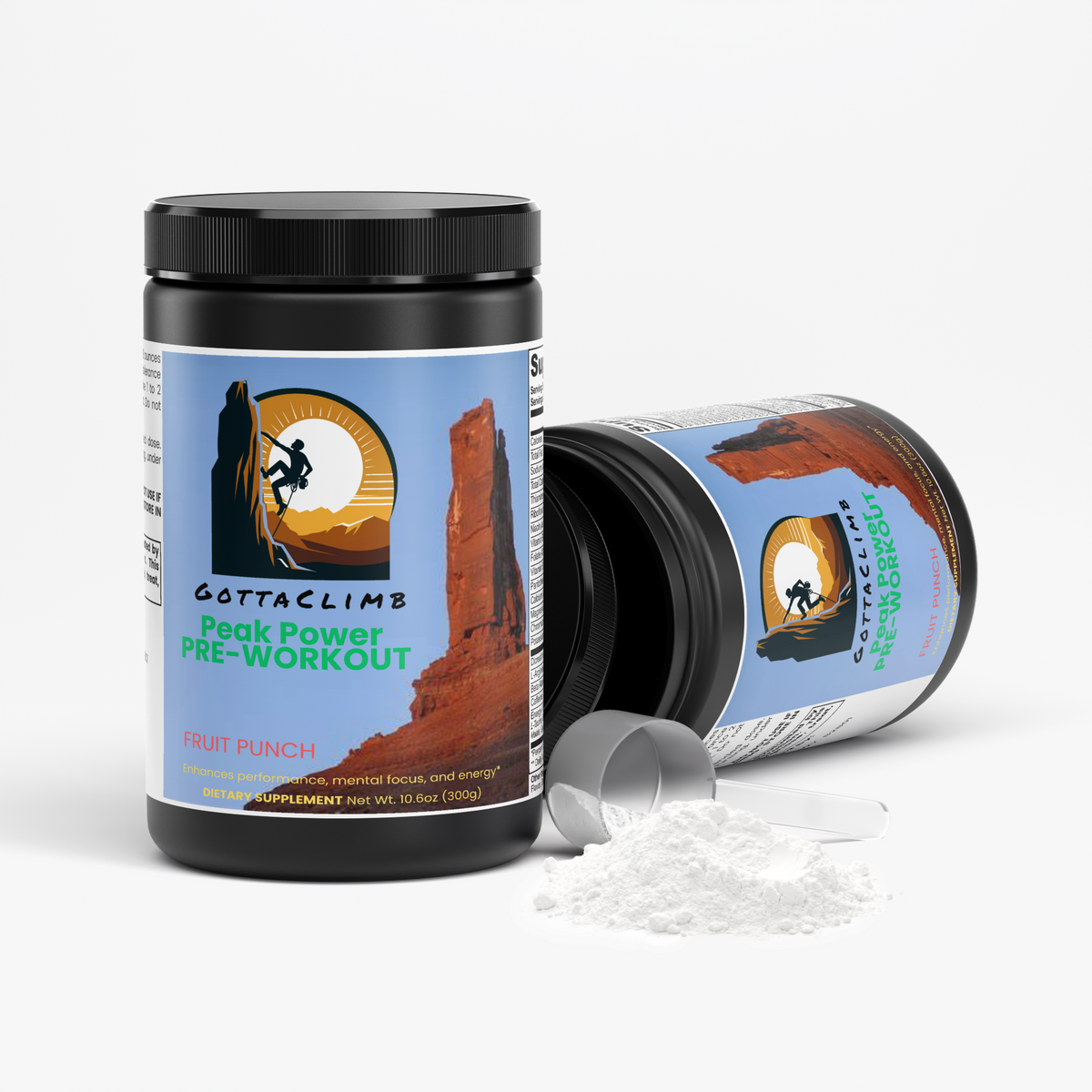 GottaClimb Peak Power Pre-Workout (Fruit Punch)