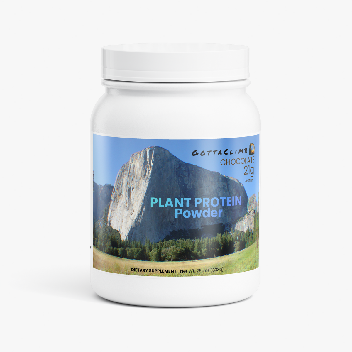 GottaClimb Plant Protein (Chocolate) 21 Grams of Protein