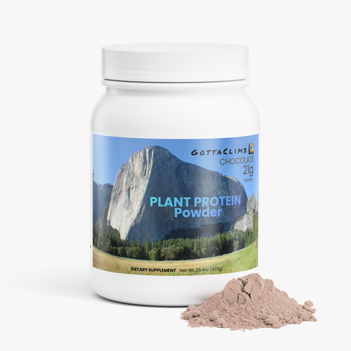 GottaClimb Plant Protein (Chocolate) 21 Grams of Protein