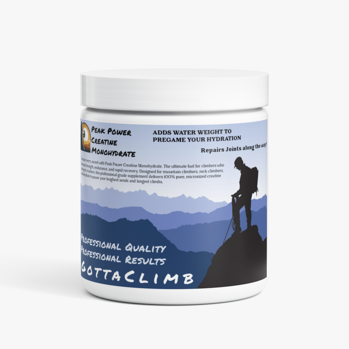 GottaClimb Peak Power Creatine Monohydrate
