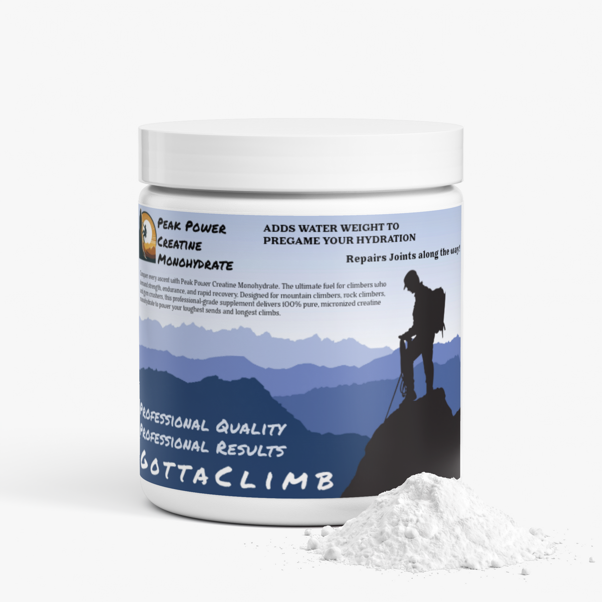 GottaClimb Peak Power Creatine Monohydrate