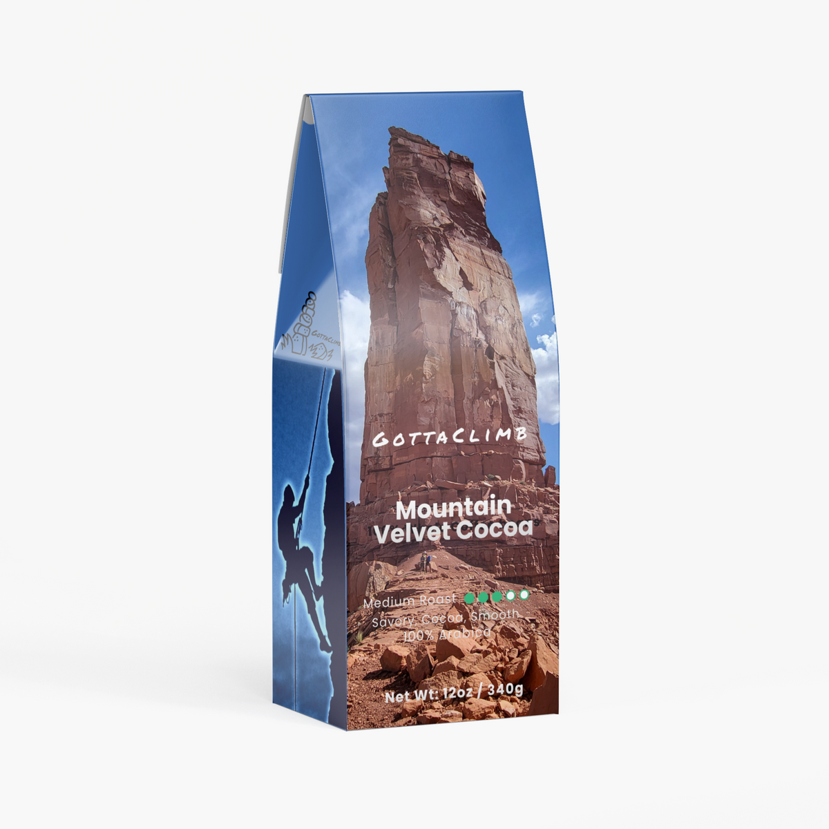 GottaClimb Mountain Velvet Cocoa Coffee (Medium Roast)