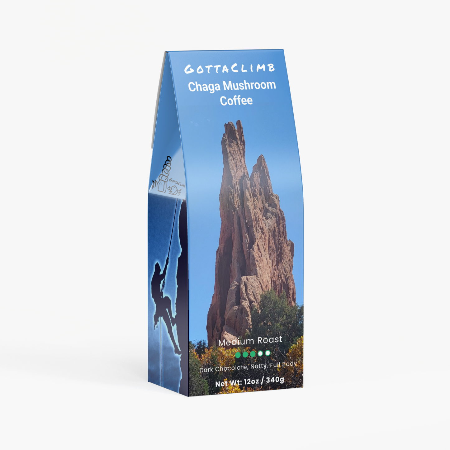 GottaClimb Chaga Mushroom Coffee (Medium Roast)