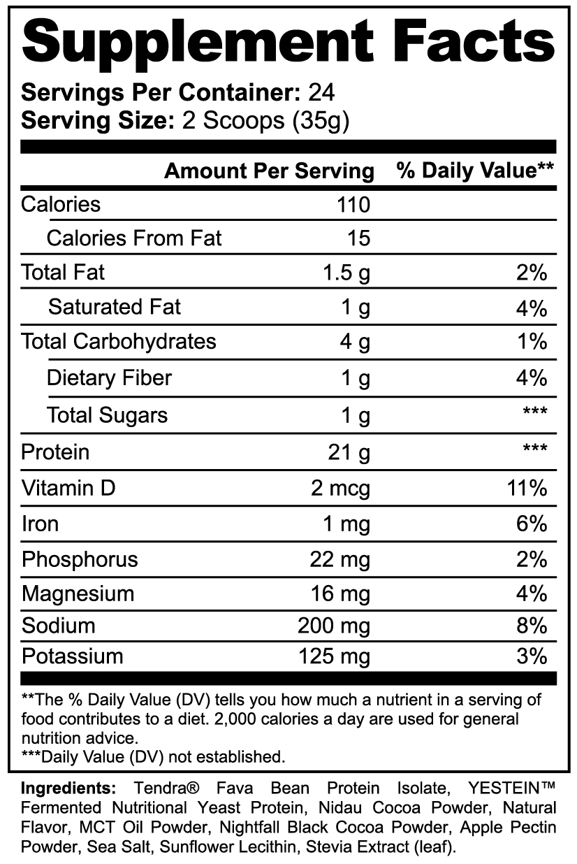 GottaClimb Plant Protein (Chocolate) 21 Grams of Protein