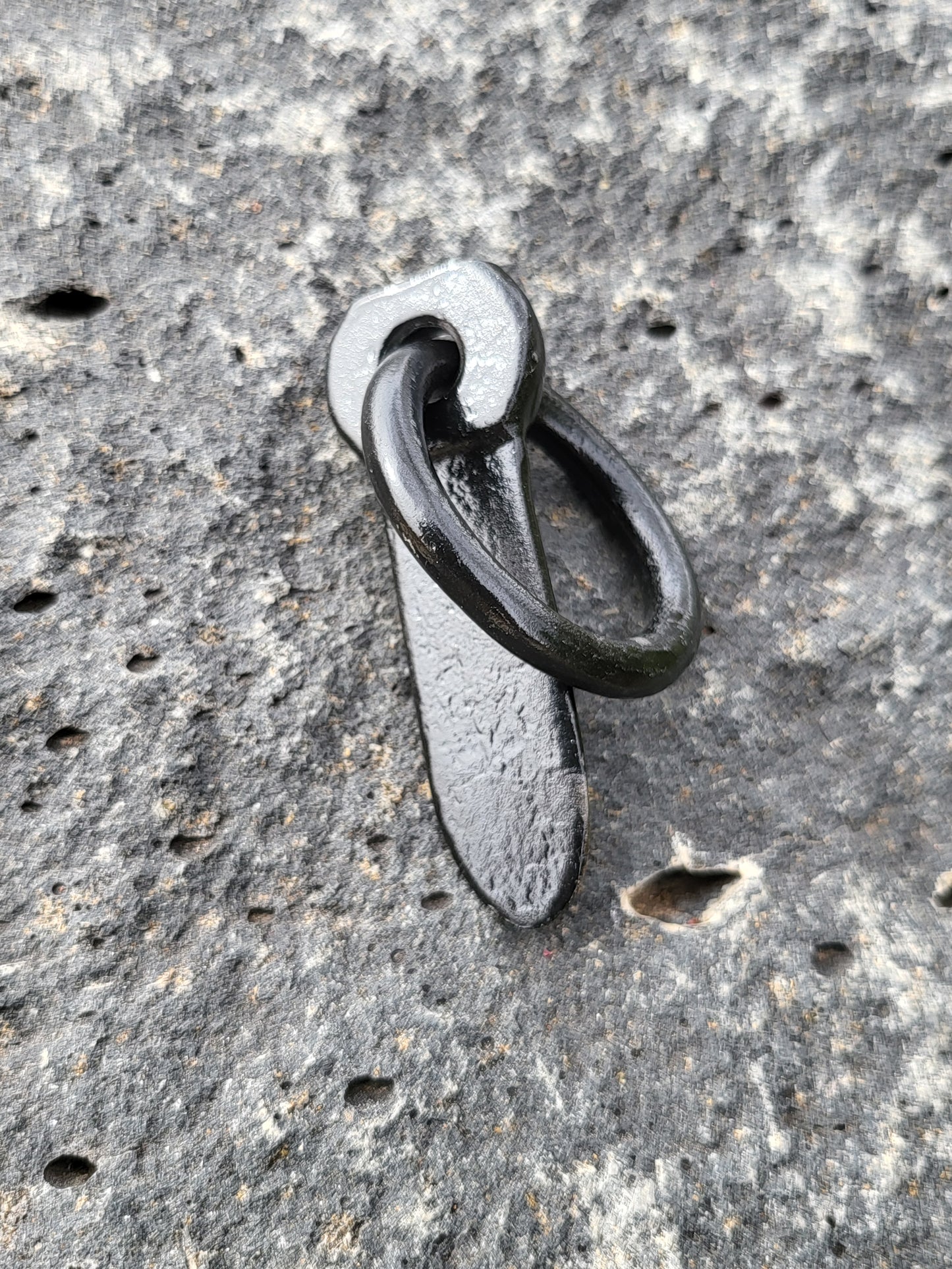 Vintage Mountain Climbing Piton - Knifeblade Ring