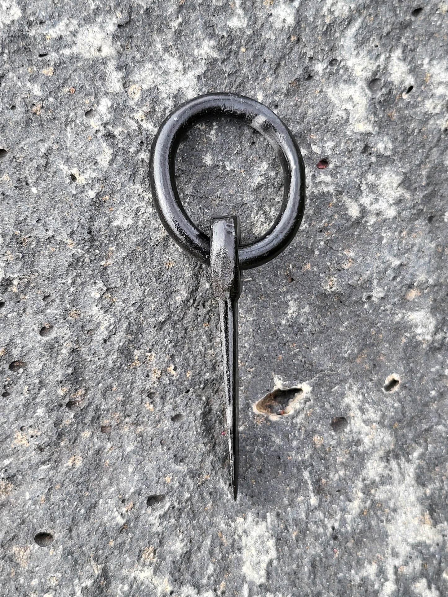 Vintage Mountain Climbing Piton - Knifeblade Ring