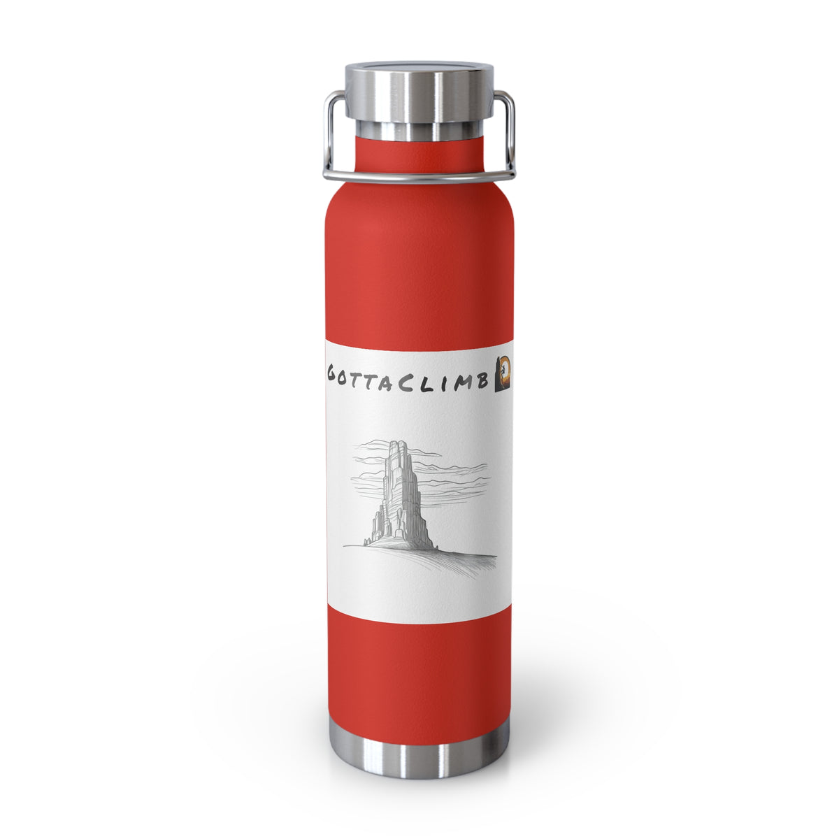GottaClimb Copper Insulated Bottle — 22oz