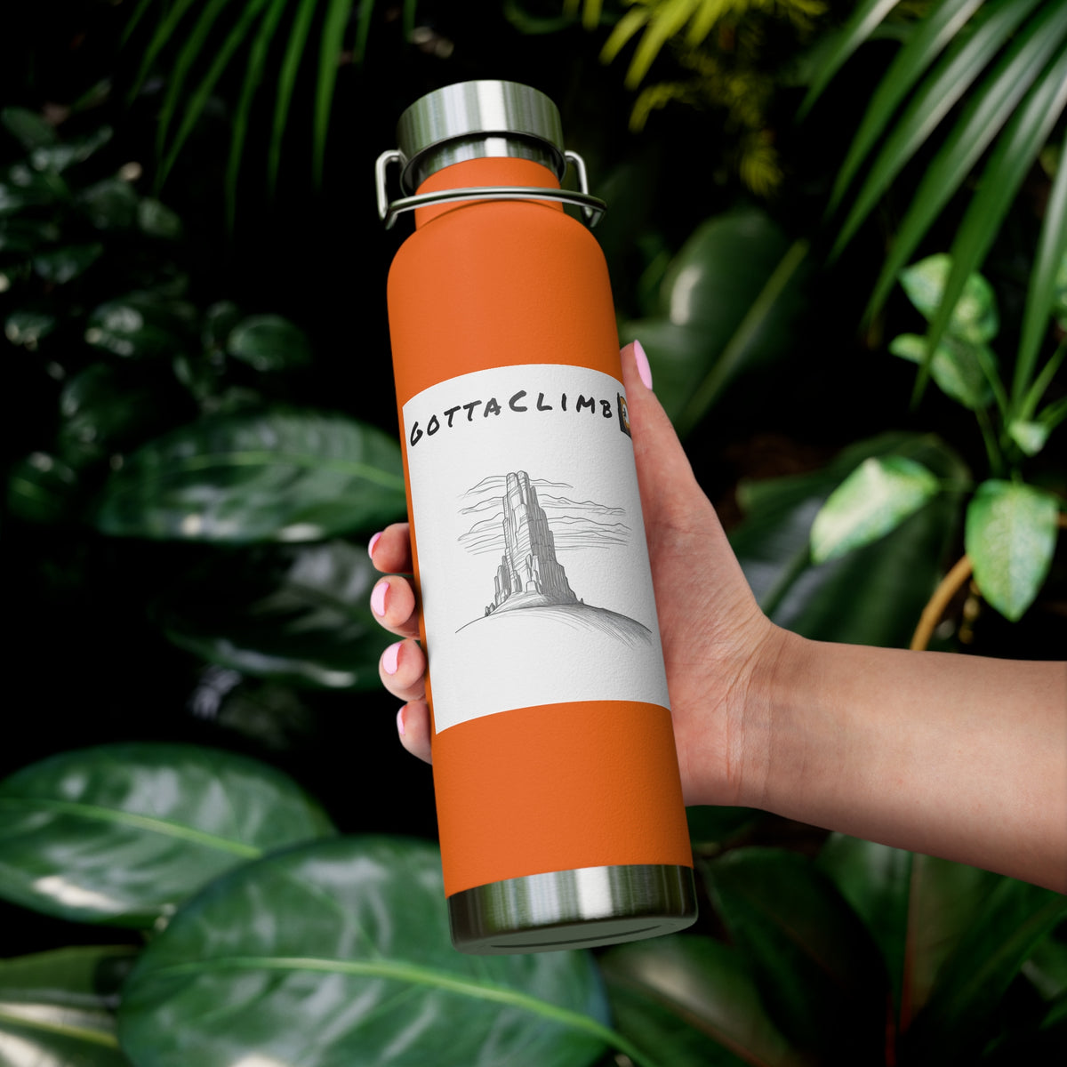 GottaClimb Copper Insulated Bottle — 22oz