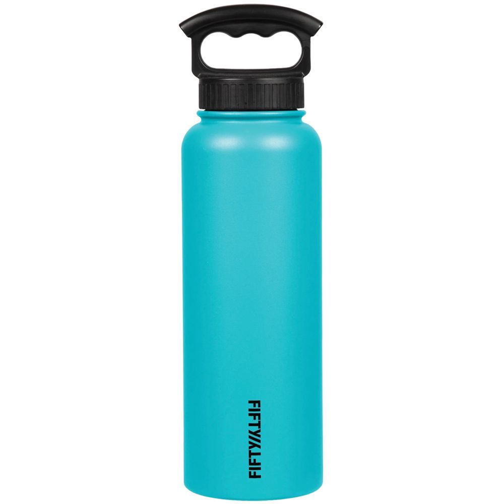 Fifty/Fifty Vacuum Insulated Bottle W/Three FInger Cap 40oz