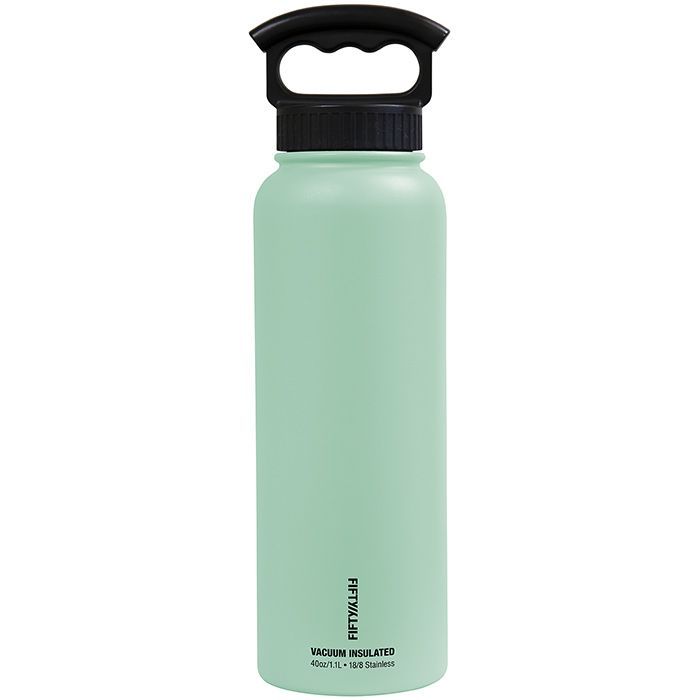 Fifty/Fifty Vacuum Insulated Bottle W/Three FInger Cap 40oz