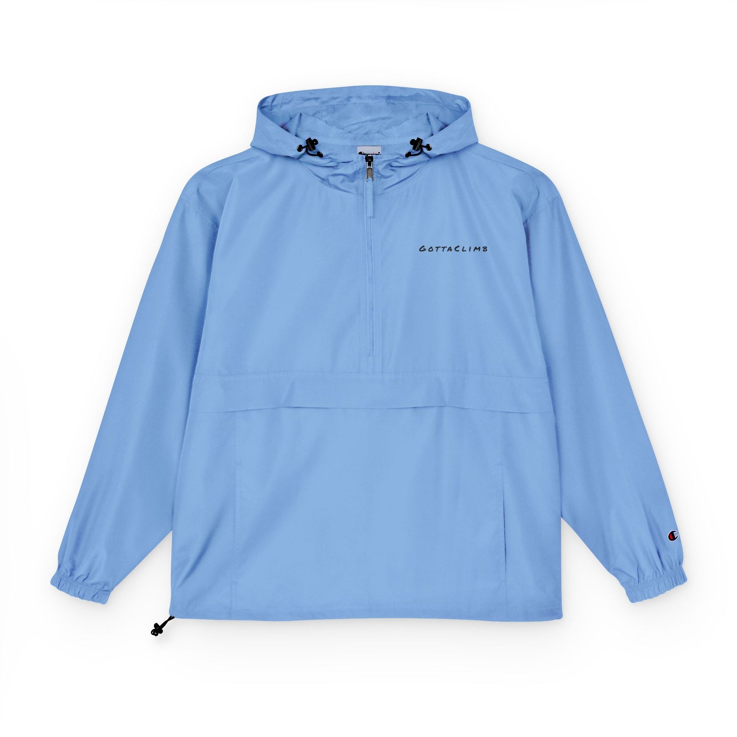 GottaClimb Packable Anorak Jacket — Lightweight Windbreaker Hooded Pullover
