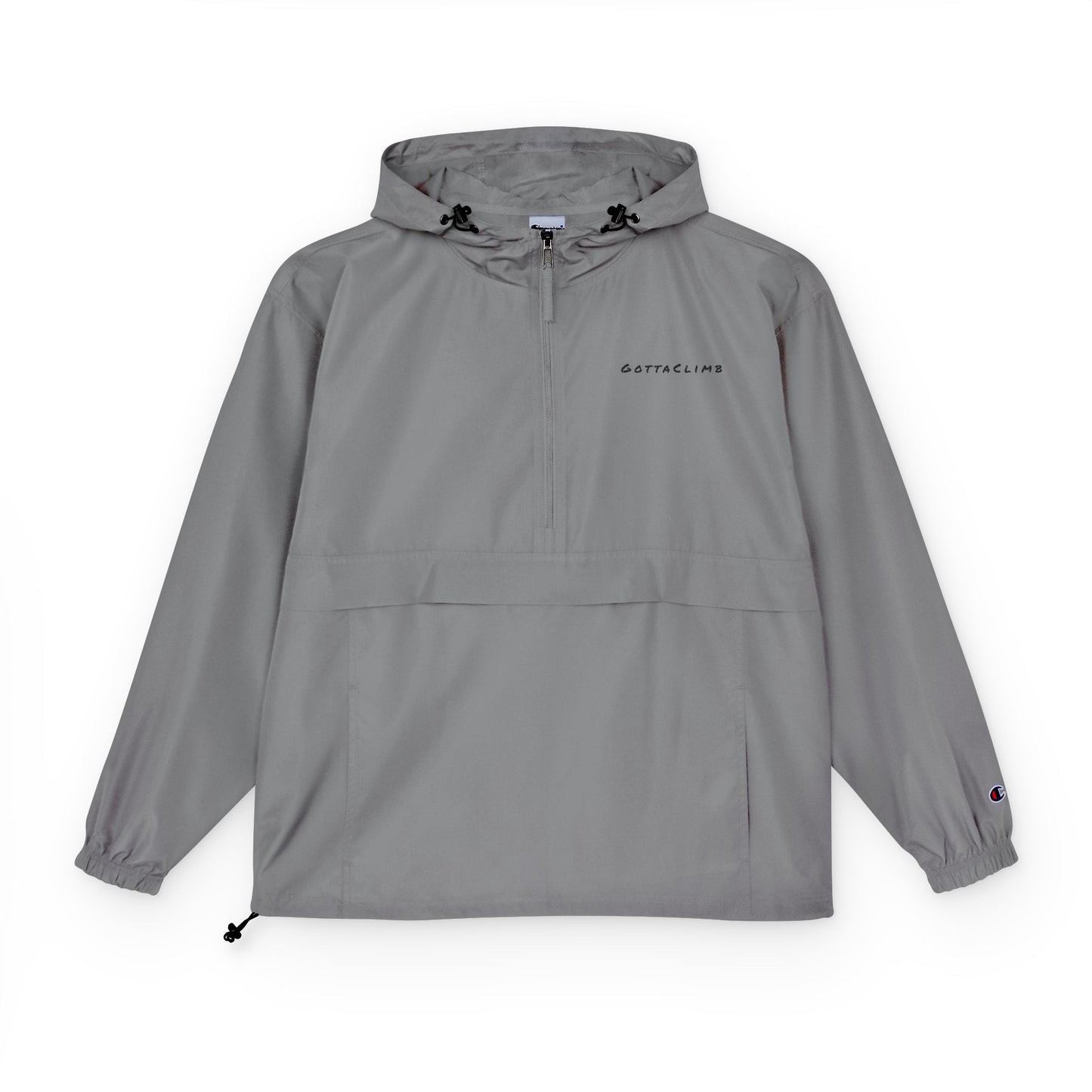 GottaClimb Packable Anorak Jacket — Lightweight Windbreaker Hooded Pullover