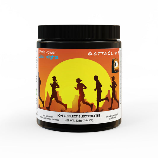 Peak Power Electrolyte GottaClimb Supplement – Fuel Your Ascent