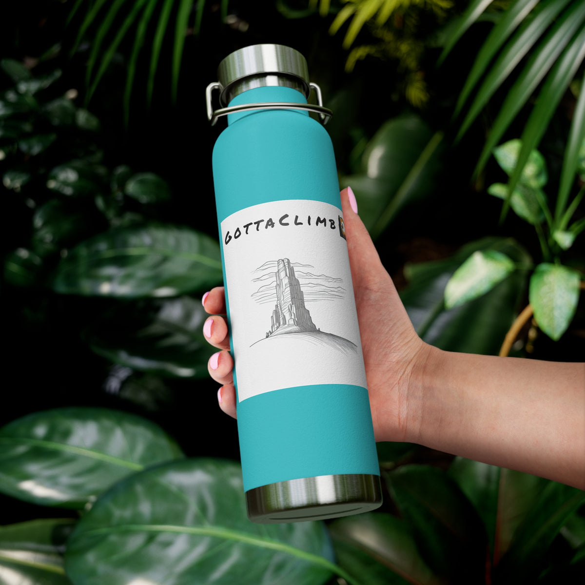 GottaClimb Copper Insulated Bottle — 22oz