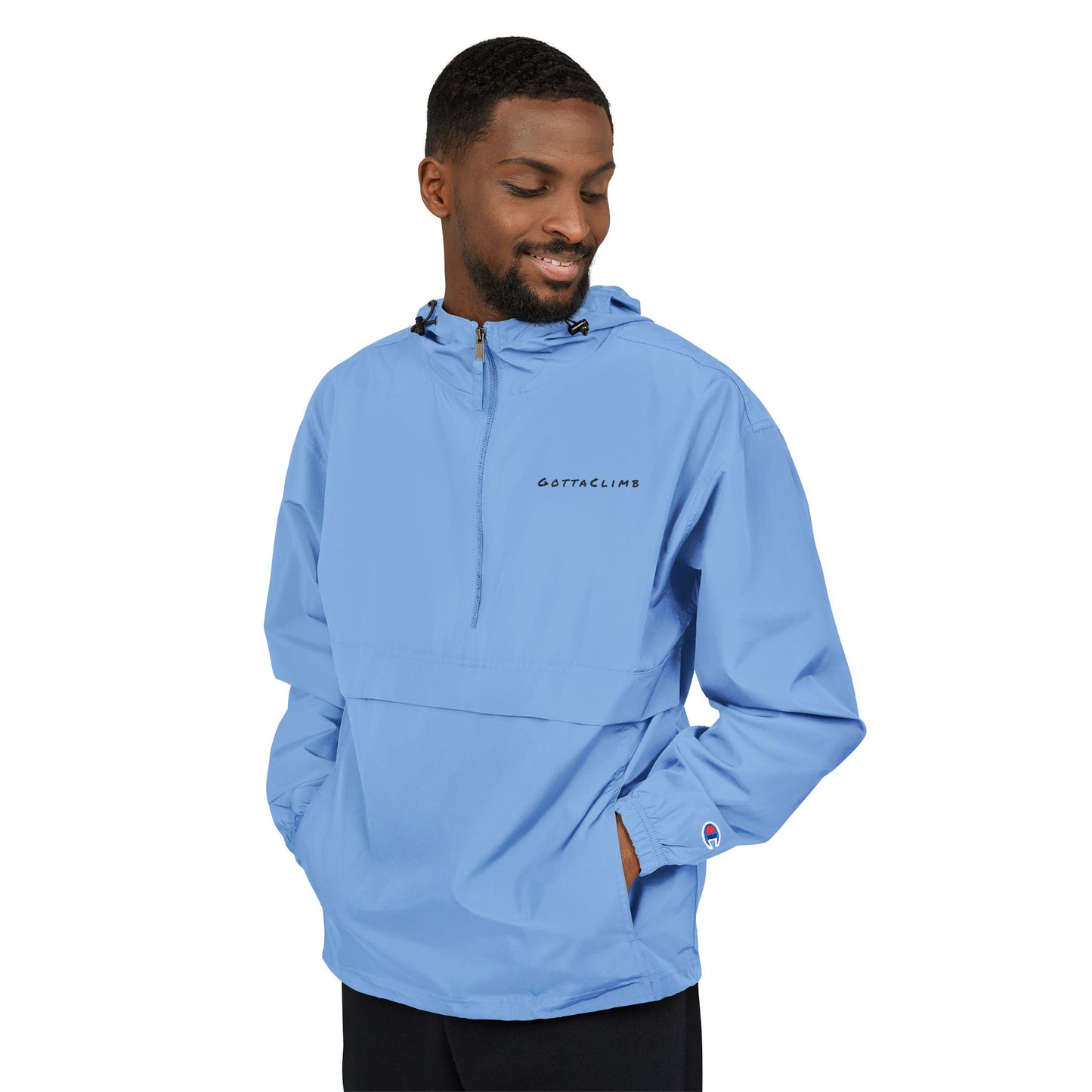 GottaClimb Packable Anorak Jacket — Lightweight Windbreaker Hooded Pullover