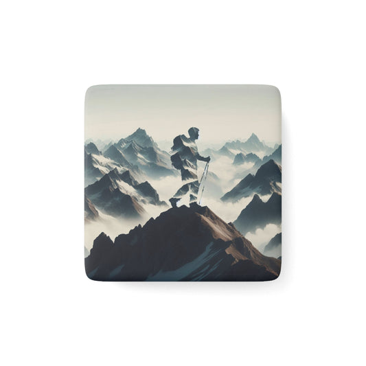 Climbing Spirit Porcelain Magnet