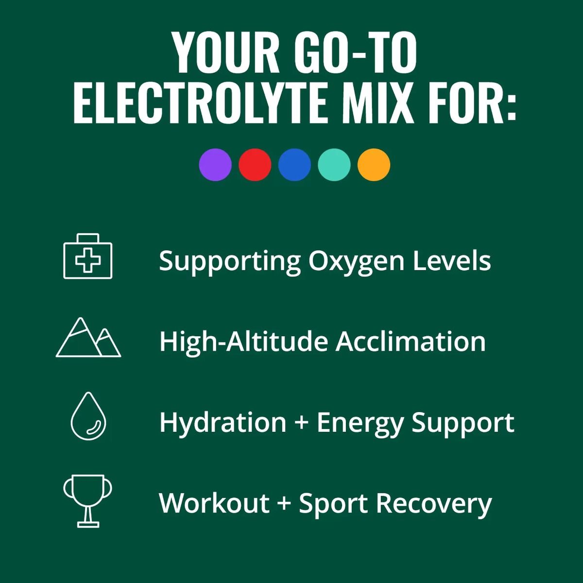 Boost Oxygen Hydration Oxygenation Electrolyte Supplement Packs
