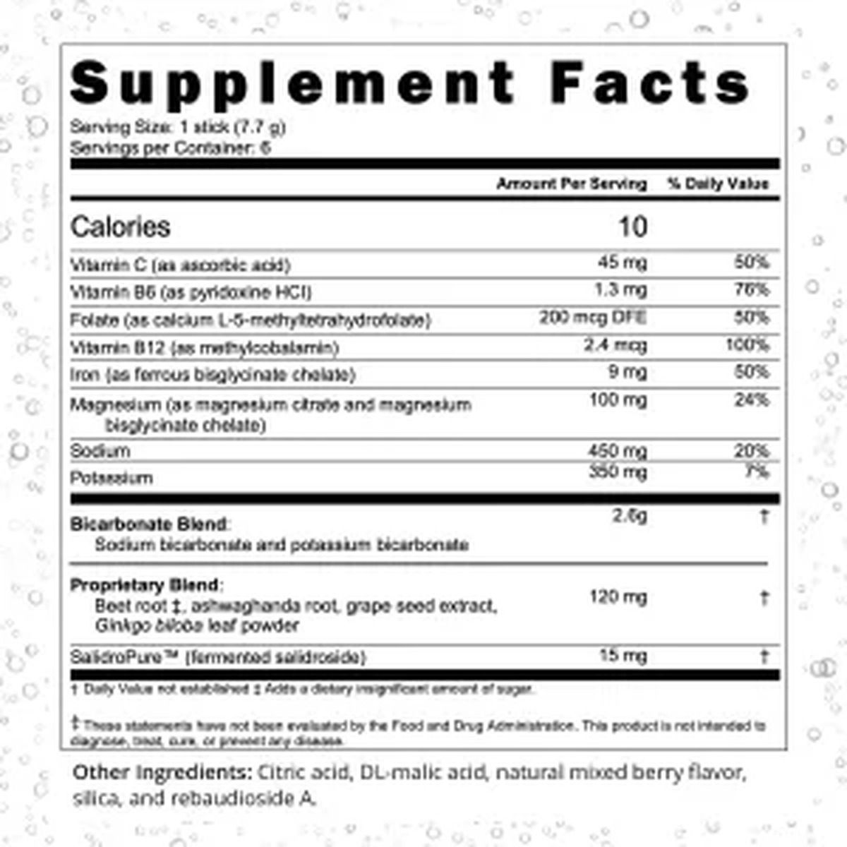 Boost Oxygen Hydration Oxygenation Electrolyte Supplement Packs