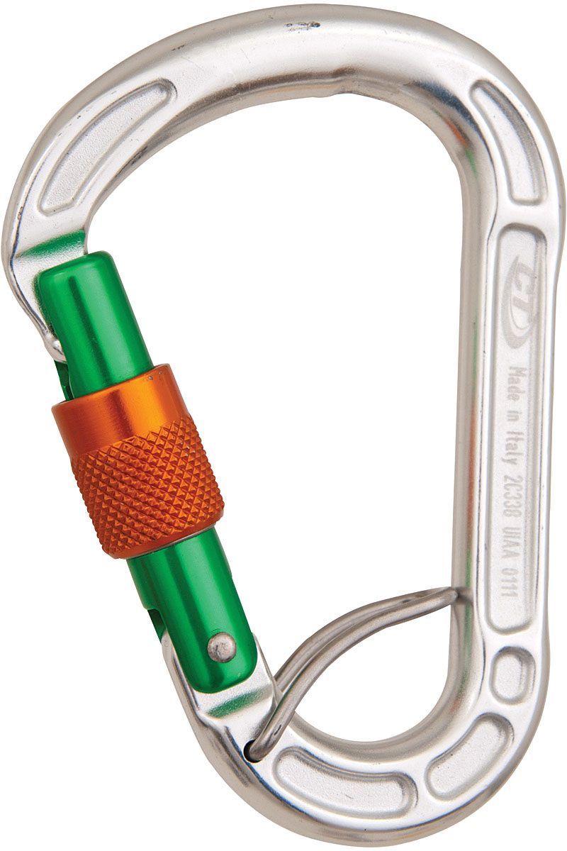 Climbing Technology Concept HMS Screw Gate W/Belay Bar Carabiner