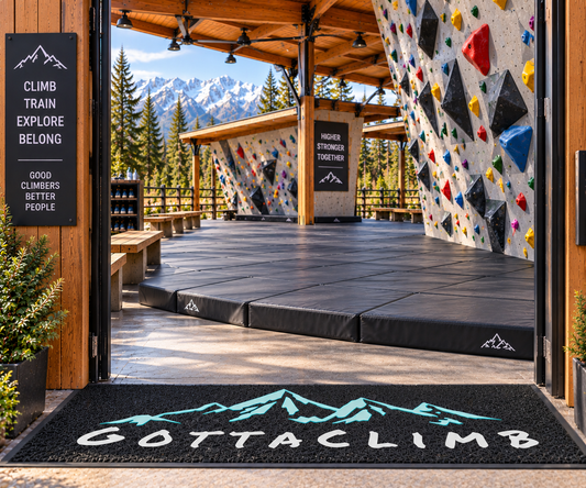 GottaClimb Outdoor Climbing Area Welcome Mat